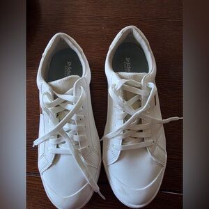 Dr. Scholl's Women's White Lace-Up Sneakers
